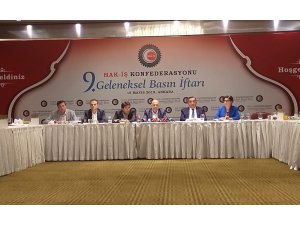HAK-İŞ Genel Başkanı Arslan basın mensuplarıyla iftarda buluştu
