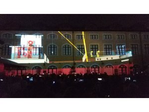 Samsun’da "19 Mayıs" temalı mapping gösterisi