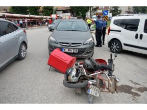 Bilecik’te zincirleme trafik kazası;1 yaralı