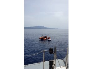 Jet-ski’ye tutunarak Yunan adalarına kaçmaya çalışan Filistinli kaçaklar yakalandı