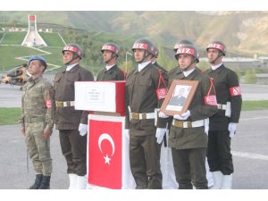 Şehit Piyade Onbaşı Mehmet Köklü için Hakkari’de tören düzenlendi