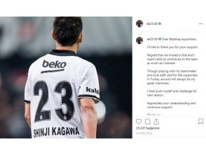 Kagawa Beşiktaş’a veda etti
