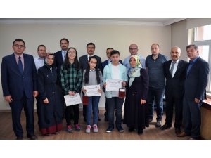 Gümüşhane’de 10. Matematik ve Fen Bilim Olimpiyatlarının ödül töreni düzenlendi
