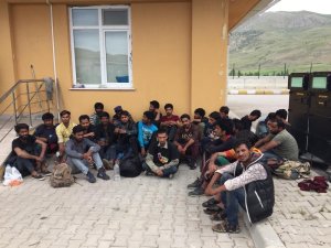 34 kaçak göçmen Göç İdaresine teslim edildi