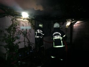 Merzifon’da ev yangını
