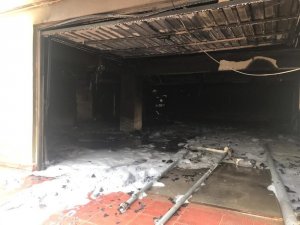 Bartın’da 7 katlı binada yangın: 2’si çocuk 9 kişi hastanelik oldu