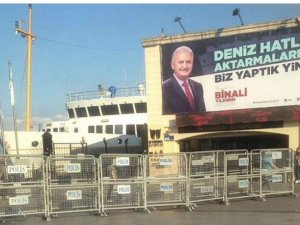 YSK’dan AKP’nin Kadıköy’deki pankartına ilişkin karar
