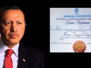 Erdoğan'ın diplomasını özel kaleminin şoförü onaylatmış