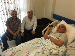 Ergene Belediye Başkanı Rasim Yüksel’den hastalara moral ziyareti