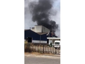 Hurda fabrikasındaki atık yağ tankı patladı