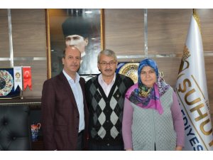 Şehit ailesinden Başkan Bozkurt’a ziyaret