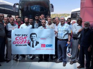 Mardinli CHP seçmenleri İstanbul seçimleri için yola çıktı