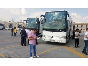 İstanbul seçimi için Konya’dan otobüslerle yola çıktılar