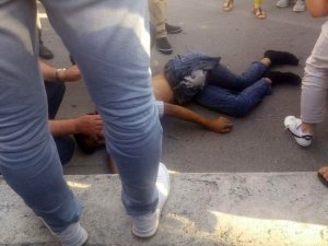 Azeri gencin feci ölümü güvenlik kamerasına yansıdı