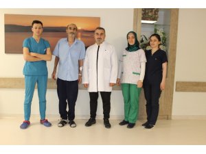 Mide kanseri hastası Hatem’de kapalı ameliyatla sağlığına kavuştu