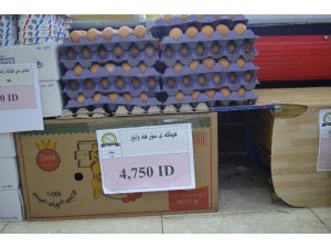 Türkiye’den ithalatı yasaklayan Irak’ta yumurtanın fiyatı arttı