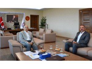 Vali Yardımcısı Turan Yılmaz’dan Rektör Prof. Dr. Sedat Murat’a ziyaret