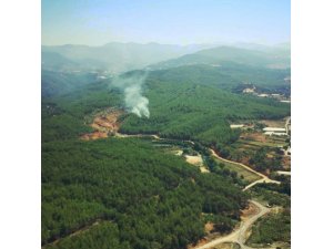 Alanya’daki orman yangını söndürüldü