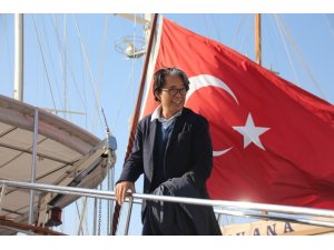 Dünyaca ünlü modacı Kenzo Takada, Bodrum’da mavi yolculuğa çıktı