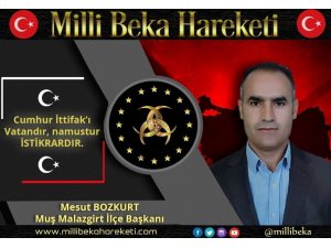 Milli Beka Hareketi Malazgirt İlçe Başkanlığına Mesut Bozkurt atandı
