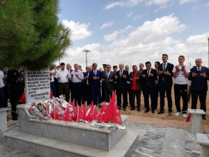 Karamanlı 15 Temmuz şehidi mezarı başında anıldı
