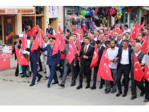 Sivrihisar’da 15 Temmuz Demokrasi ve Milli Birlik yürüyüşü