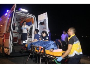 Zeytinburnu sahilden denize atlayan kadın yaralandı