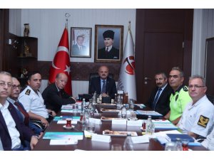 Trafik Değerlendirme Toplantısı Vali Çakacak’ın başbakanlığında yapıldı