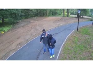 Mobese kameralarını çalmak isteyen hırsızlar mobeselere yakalandı
