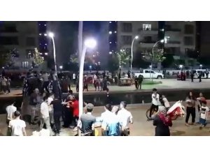 Diyarbakır’da seyyar satıcıların yer kavgası kamerada