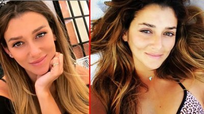 Ünlü modelden cesur poz!