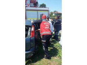 Sakarya’da trafik kazası: 1 yaralı