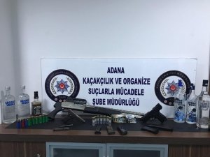 Adana’da 500 polisle sahte ve kaçak içki operasyonu