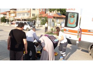 Şuhut’ta elektrikli bisiklet kazası: 2 yaralı