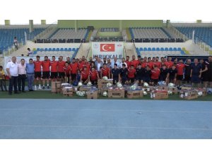Kırıkkale Belediyesinden Büyük Anadolu Kırıkkalespor’a spor malzemesi yardımı