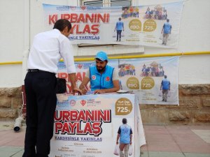 Yozgat’ta gurbetçi vatandaş TDV’ye 100 adet kurban bağışında bulundu