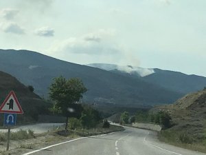 Sinop’ta orman yangını devam ediyor