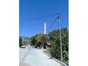 Depremde caminin minaresi kaydı