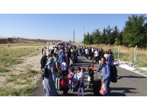 Ülkelerine bayram için giden Suriyelilerin sayısı 38 bini aştı