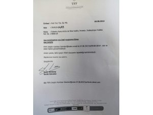 FIFA Balıkesirspor’un transfer yasağını kaldırdı
