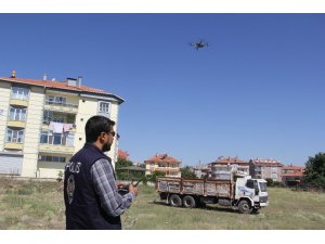 Şuhut’ta Kurban Bayramı dolayısıyla droneli trafik denetimi