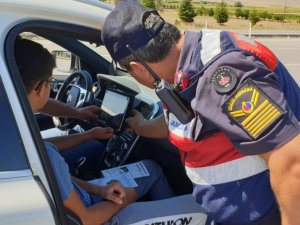 Jandarma trafik ekiplerinden Kurban Bayramı öncesi huzur denetimi