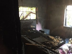 Siirt’te bir evde yangın çıktı