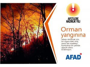 AFAD, orman yangınlarına karşı uyardı