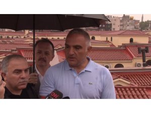 Kültür ve Turizm Bakanı Ersoy’dan Kapalıçarşı’da aşırı yağış açıklaması