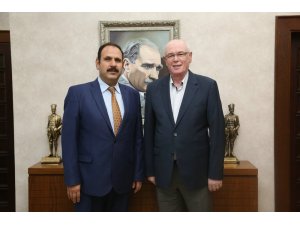 Cumhuriyet Başsavcısı Murat İrcal’dan Başkan Kazım Kurt’a ziyaret