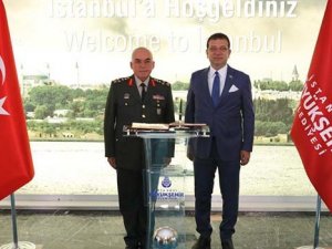 1’inci Ordu Komutanı Avsever'den İmamoğlu'na tebrik ziyareti!