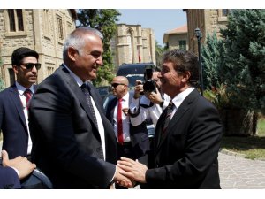 Kültür ve Turizm Bâkanı Ersoy, KKTC Turizm ve Çevre Bakanı Üstel ile görüştü