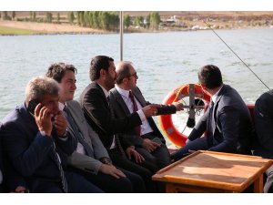 Vali Cüneyt Epcim, Demirözü Barajında incelemelerde bulundu