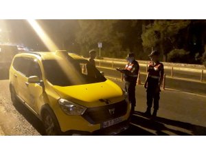 Fethiye’de trafiği tehlikeye düşüren taksicilere ceza